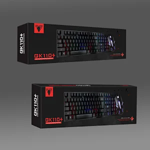 Wired keyboard mouse combo