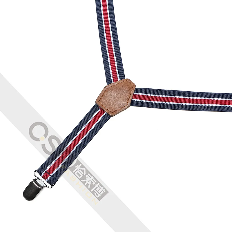 Kids Boys Girls Y-Back Suspender Elastic Adjustable Clip-On Braces