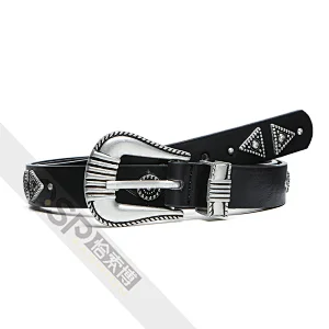 Classic Waist Belt Studded Western Belt
