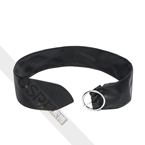Women's Dress Belts,Wide Waist belts for Ladies with Round Buckle
