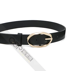 Women Belts For Dress Irregular Buckle PU Belts