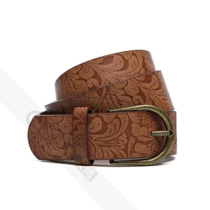 Lady Casual Design Belt  Embossed belt for Jeans Dresses