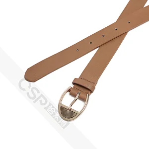 Simple ladies belt jeans belt and the buckle with resin