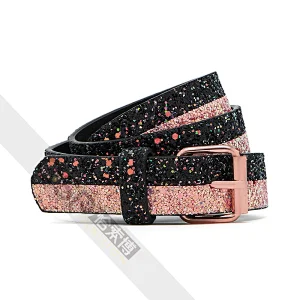 Fashion Casual Kid Belt,kid's glitter metallic belt