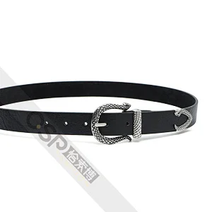 Women Vintage Snake Buckle Belt