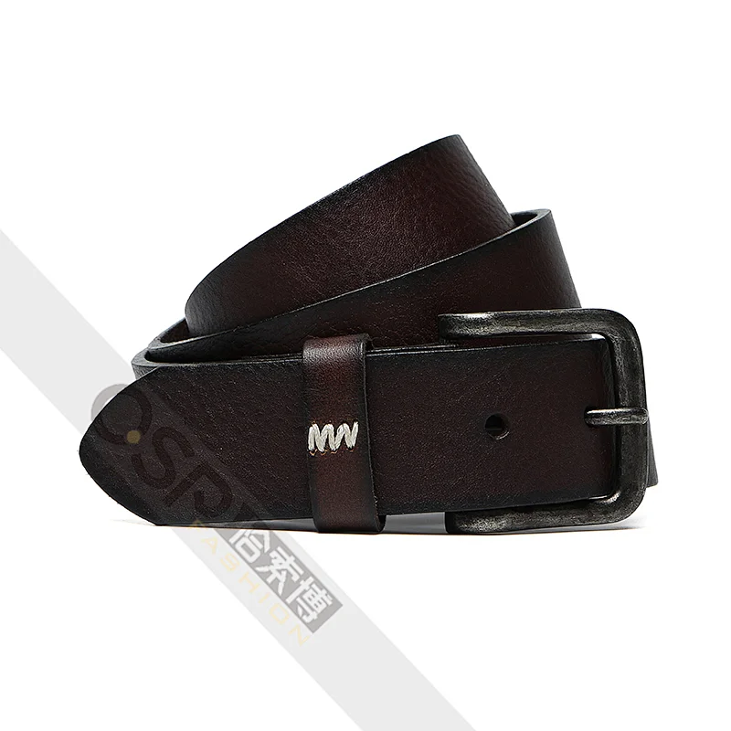 Men Genuine Leather Belt,Vintage leather belts for men