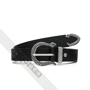 Women Vintage Snake Buckle Belt