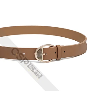 Simple ladies belt jeans belt and the buckle with resin