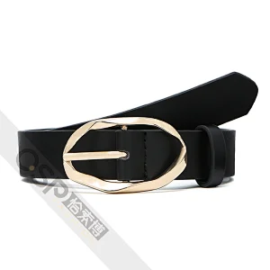 Women Belts For Dress Irregular Buckle PU Belts