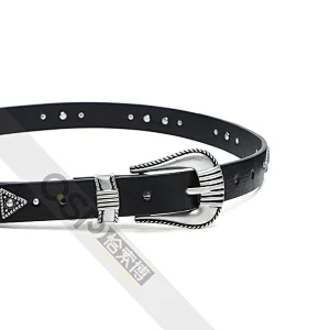 Classic Waist Belt Studded Western Belt