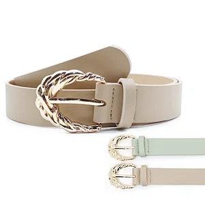 Daily simple decoration vintage lady beauty pin buckle belt