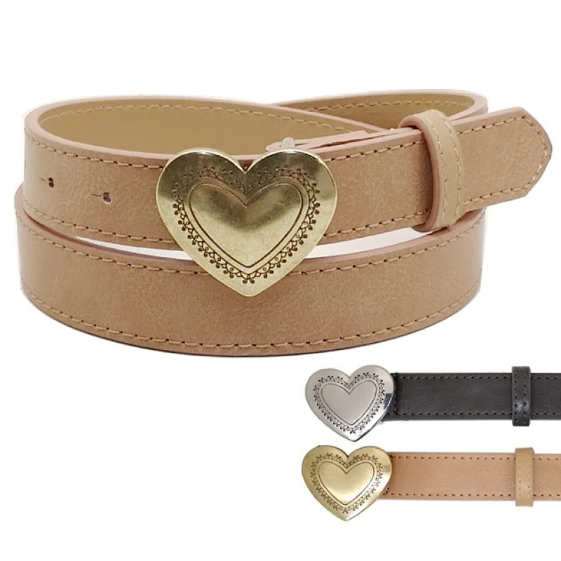 Cute heart buckle girdle for girls