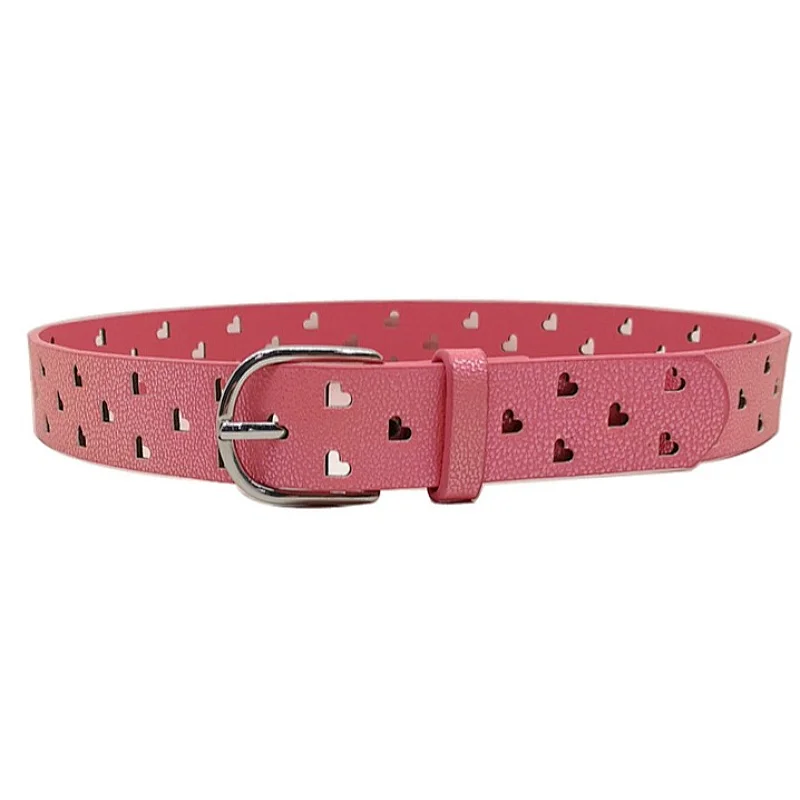 Simple hollowed-out fashion girl's belt