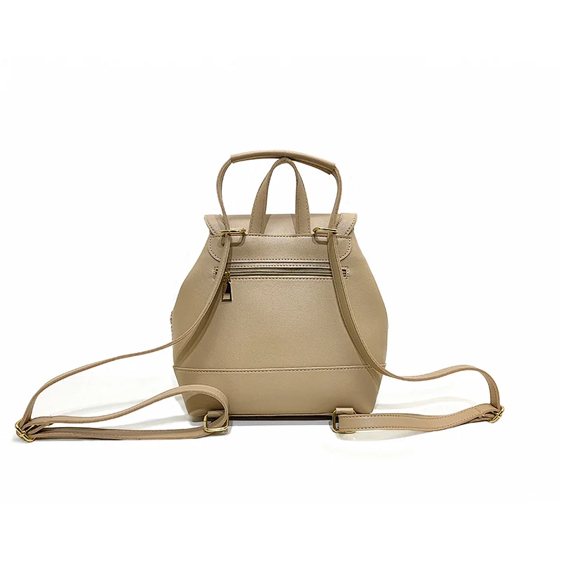 Woven Strap Cord Fashion Designer Women Ladies Beach Straw Backpack