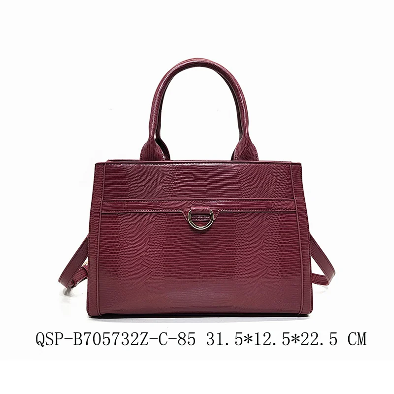 Ladies Lizard Wine PU Fashion Tote bags Women Bags Soulder Hand Bag