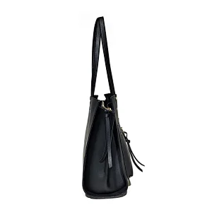 Shoulder Zipper Pocket Women Ladies Hand bags Rivet Toe Handbags