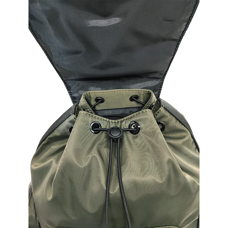 Polyester Bag for Man String Zipper Casual Weekend Travel Backpack