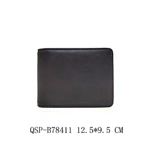Classic Black Wallet for Man Cheap Bargain Simple Casual Purse Wallet