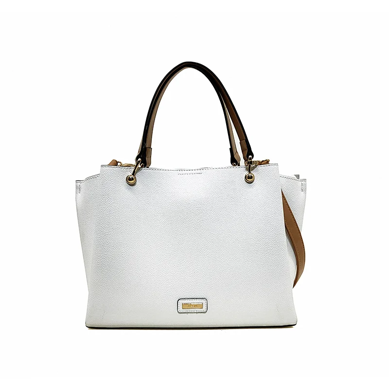 White Decorative Lichee Women Tote Bags Trendy Designer Design Multifunctional Handbags