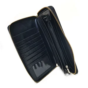 Black PU High Quality Hot Selling Crocodile Croco Card Holder Women Purses Ladies Wallets