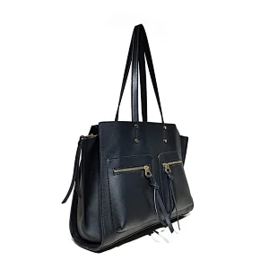 Shoulder Zipper Pocket Women Ladies Hand bags Rivet Toe Handbags