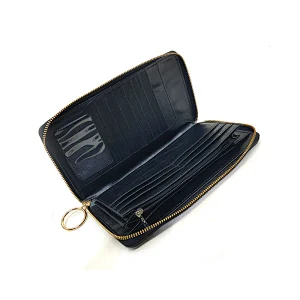 Black PU High Quality Hot Selling Crocodile Croco Card Holder Women Purses Ladies Wallets