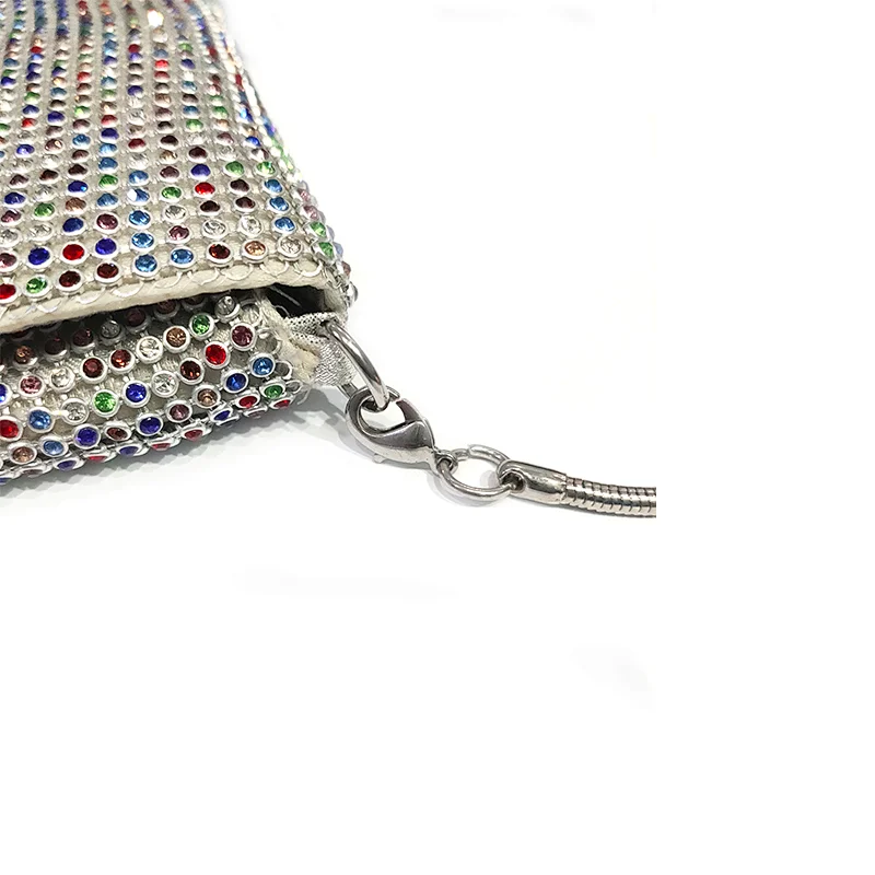 Shiny Glass  Woman Crossbody Bag Eye Catching Cell Phone Bag