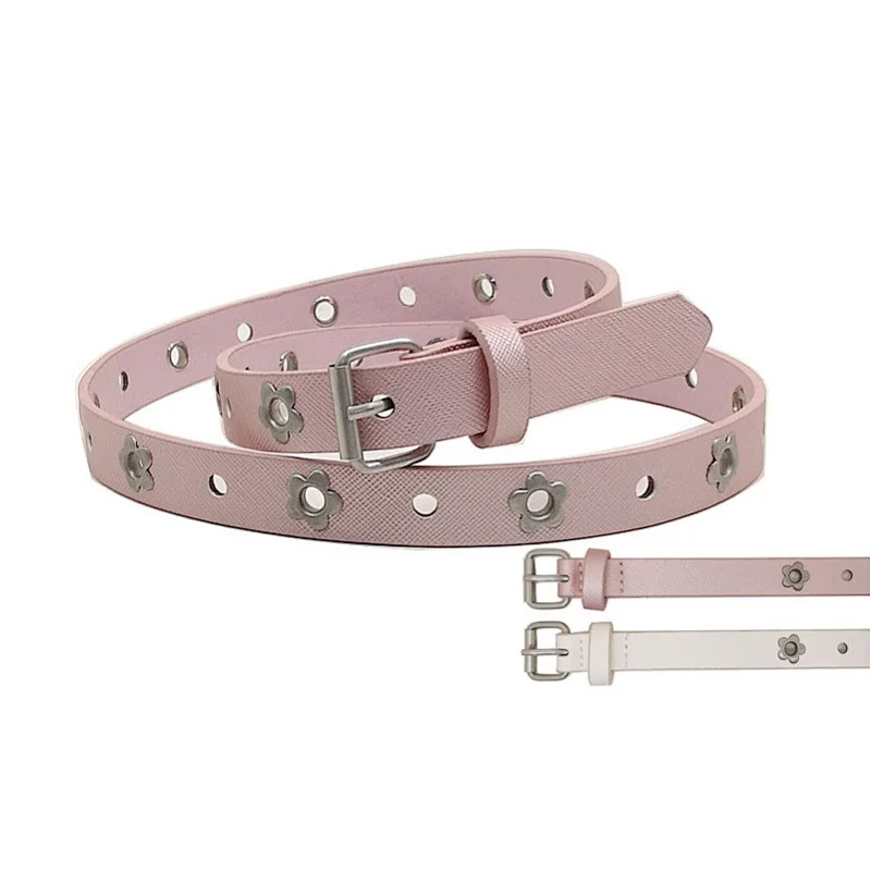 Girl's casual simplicity needle buckle belt