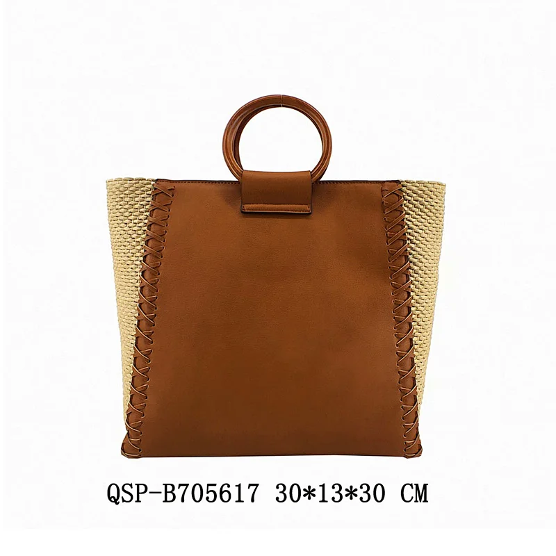 Woven PU Ladies Hand Bags 2020 New Tote Handbags
