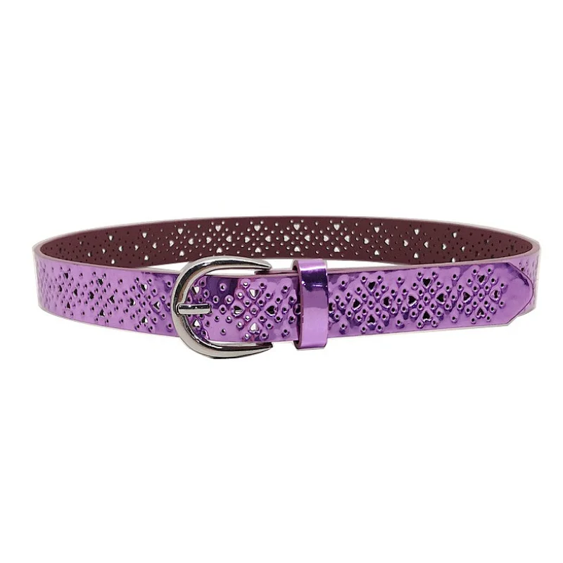 Girl's fashion patent-leather belt