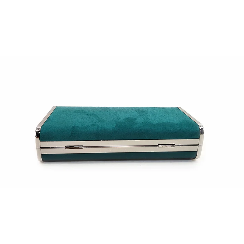 Women Clutches Simple Rectangle Suede Evening Bag