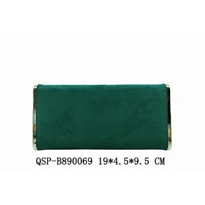 Women Clutches Simple Rectangle Suede Evening Bag