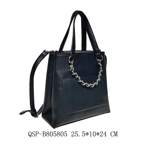 Black Trendy Women Chains Handbag 2020 New Tote Bag