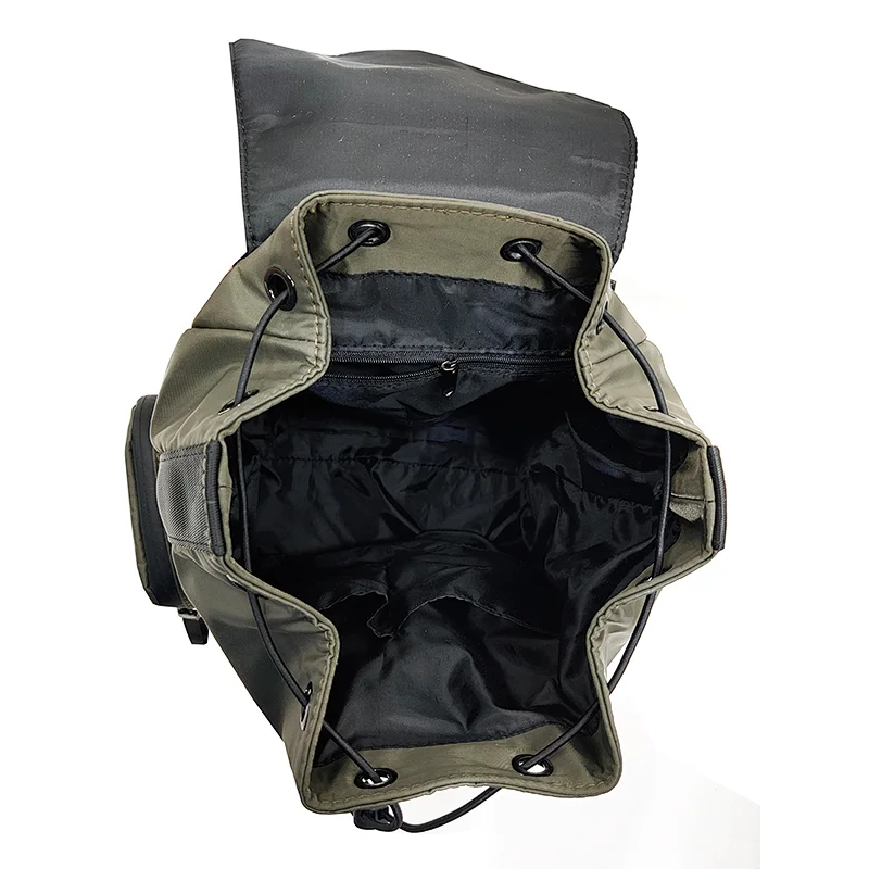 Polyester Bag for Man String Zipper Casual Weekend Travel Backpack