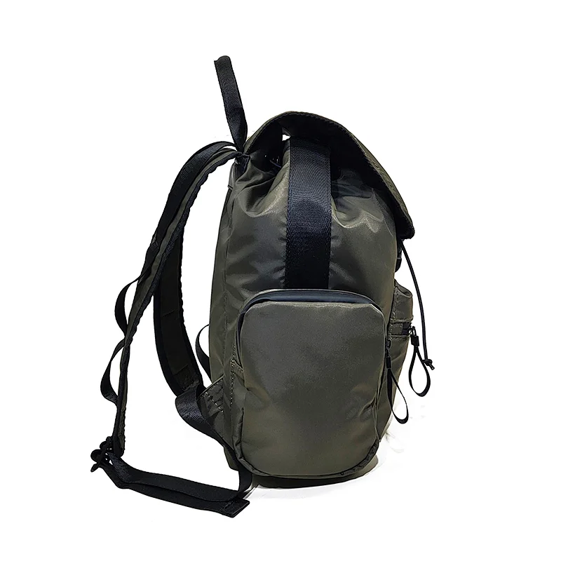 Polyester Bag for Man String Zipper Casual Weekend Travel Backpack