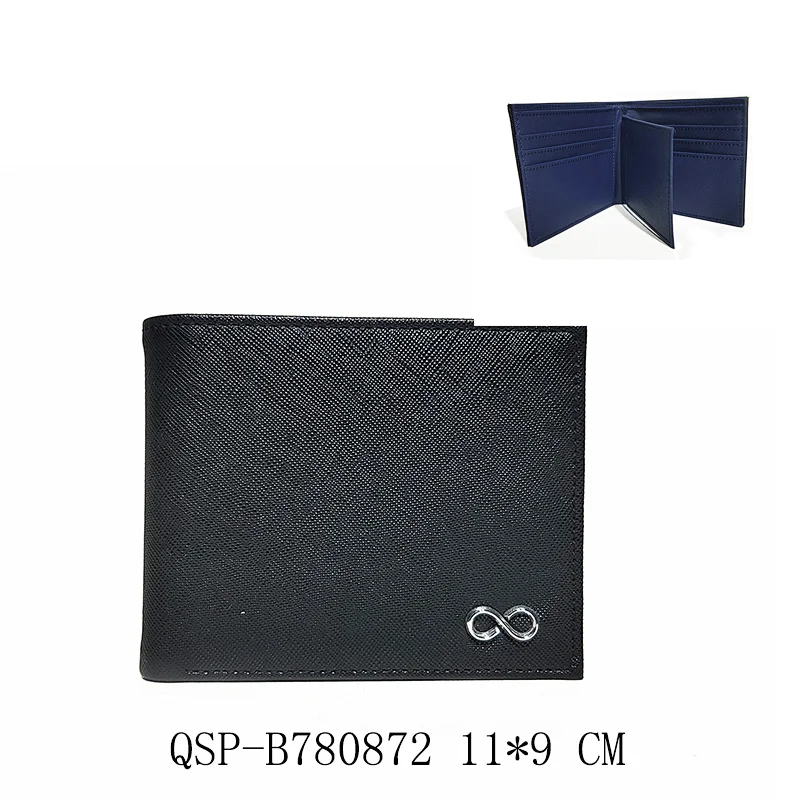 Saffiano Ladies Women Fashion PU Money Clip Brithday Gift Purses Wallets