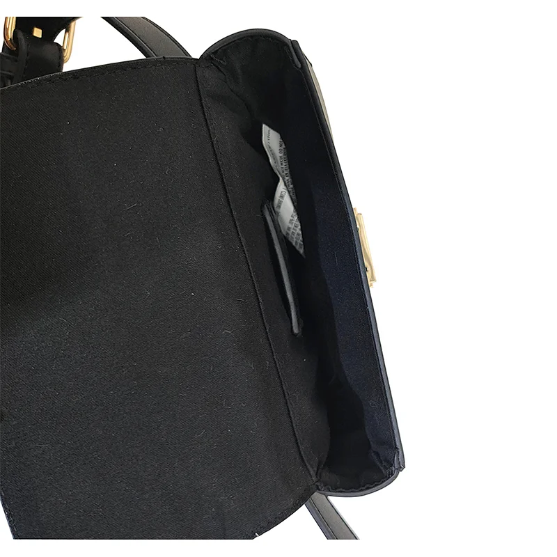 2020 New Woman Classic Saddle  Waist bag  Ladies Plain Black Belt bag
