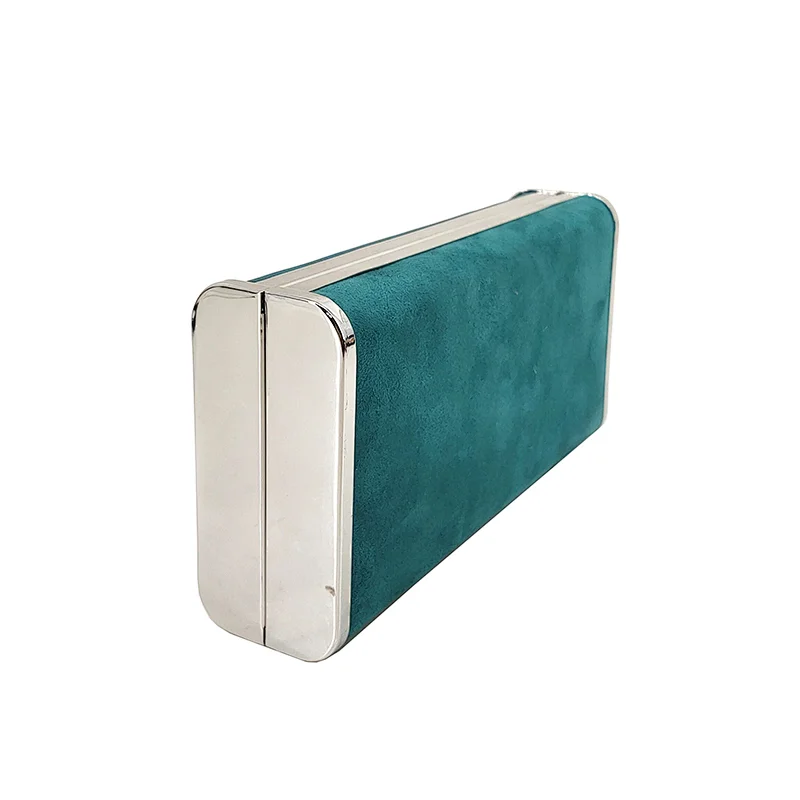 Women Clutches Simple Rectangle Suede Evening Bag