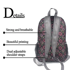 Navo Foldable Backpack , Water Resistant Rucksack, Unisex Nylon Daypack for Travel Hiking Cycling Outdoor Sport