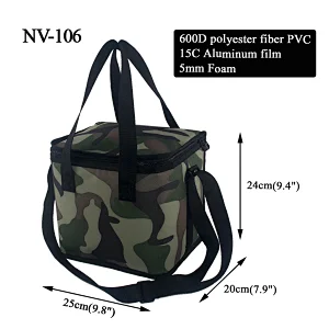 Navo CAMO 600D oxfo Pizza Bag, Medium, Picnic Cooler Bag/Lunch Bag,lunch cooler bag,lunch cooler,igloo lunch box,carhartt lunch box,packit lunch box,rtic lunch box,ladies lunch bag,packit lunch bag,packit freezable lunch bag,cooler bag lunch bag