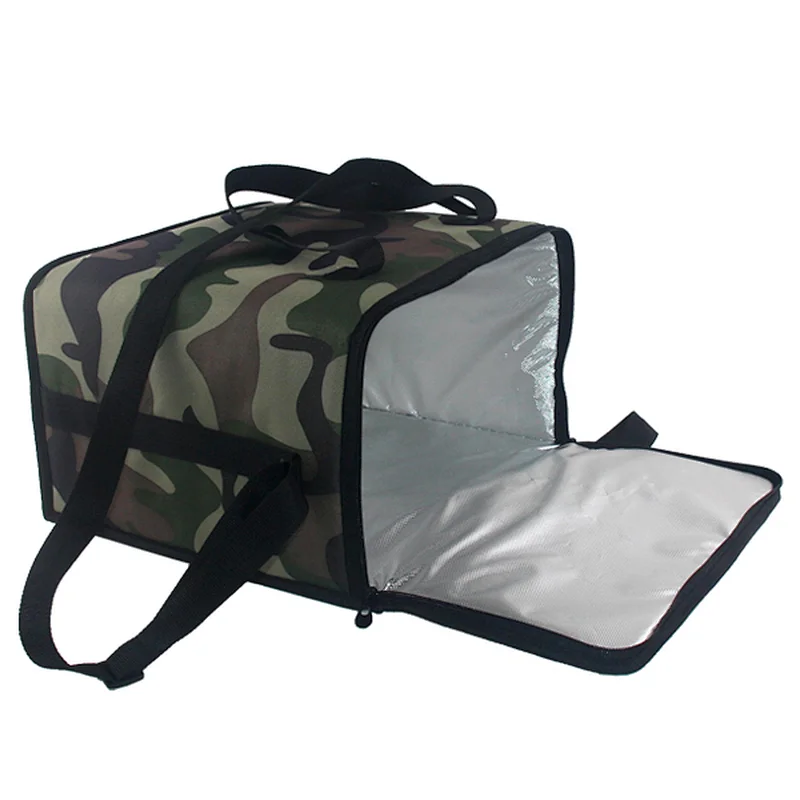 Navo 600D oxford Insulated Reusable Grocery Shopping Bags, XL, Large Picnic Cooler Bag Zipper Zippered Top, CAMO Style