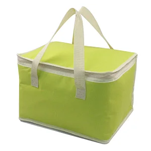 Navo 600D oxford Insulated Reusable Grocery Pizza Bag, Medium, Large Picnic Cooler Bag Zipper Zippered Top
