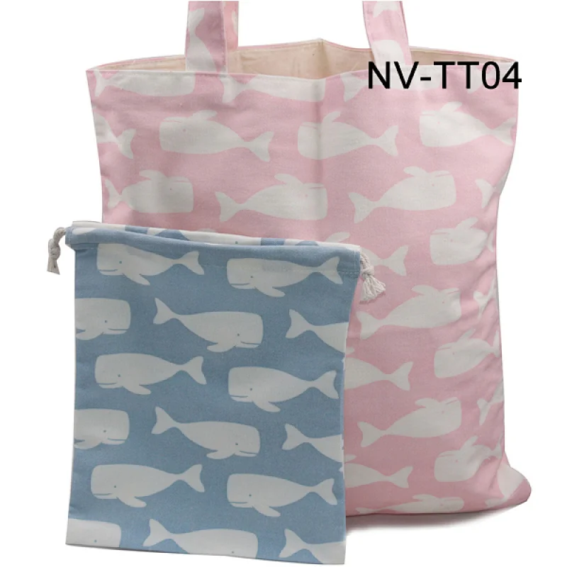Navo Whale Printing Convas Tote Bag,tote bag,tote,totes,canvas tote bags,black tote bag,leather tote bag,dior tote bag,louis vuitton tote,goyard tote,christian dior tote bag