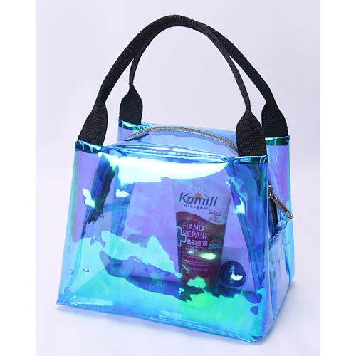 Navo PVC Transparent Candy Colored Handbag Clear Jelly Bag