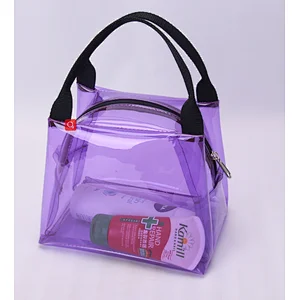 Navo PVC Transparent Candy Colored Handbag Clear Jelly Bag