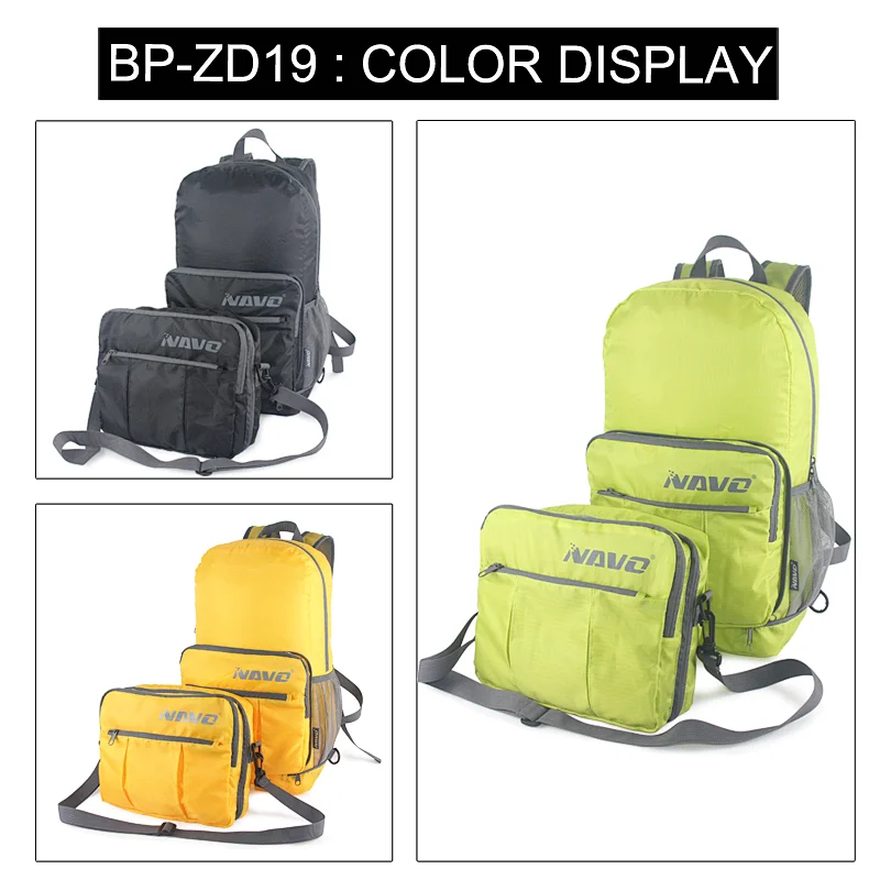 Navo Water Resistant Rucksack Foldable Backpack,foldable backpack,zomake backpack,folding backpack,folding chair backpack,fold up backpack,foldable rucksack,folding bike backpack,fold away backpack,eco chic foldable backpack,foldable daypack