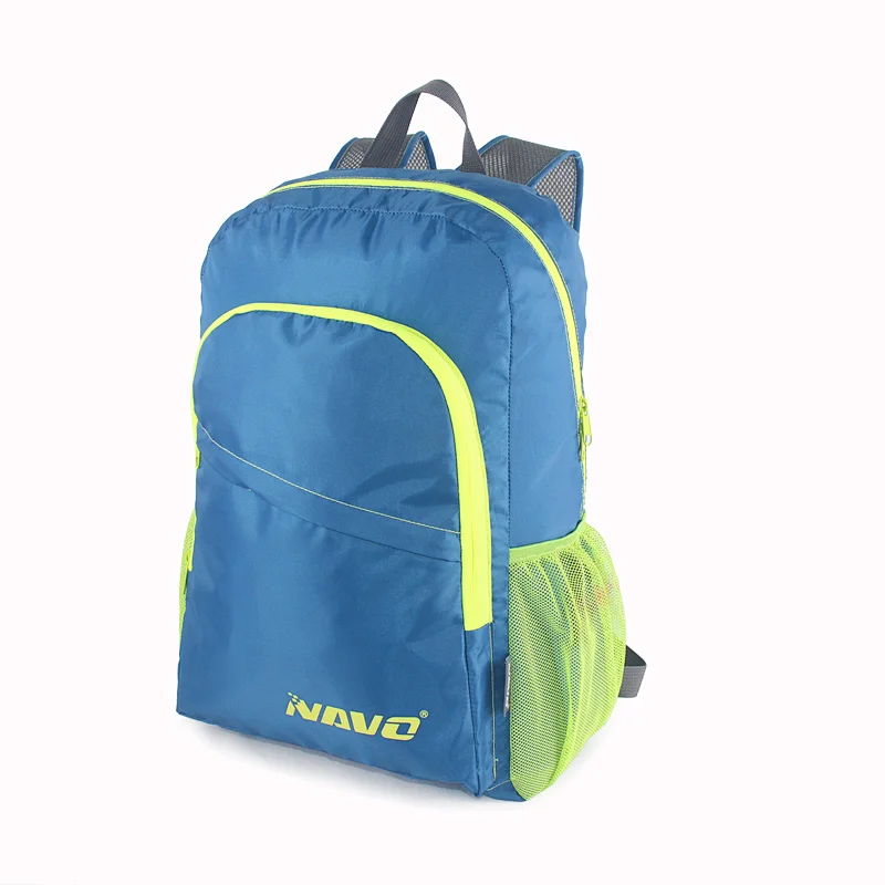 Navo Foldable Backpack , Water Resistant Rucksack, Unisex Nylon Daypack for Travel Hiking Cycling Outdoor Sport