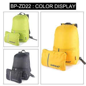 Navo Water Resistant Foldable Backpack,backpack,rucksack,north face backpack,mcm backpack