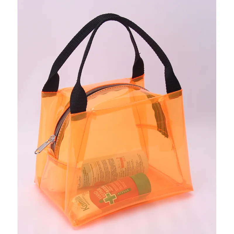 Navo PVC Transparent Candy Colored Handbag Clear Jelly Bag