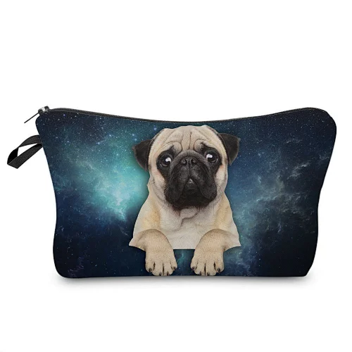 Navo Starry Pug Cosmetic Bag,cosmetic bag,makeup bag,makeup pouch,makeup case,chanel makeup bag,travel makeup bag,ted baker makeup bag,drawstring makeup bag,cosmetic case,large makeup bag